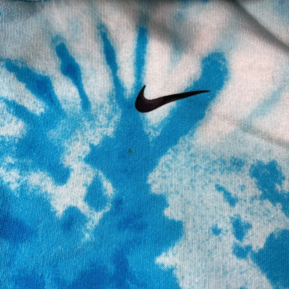 Nike Kids Tie-Dye Hoodie - Blue and Yellow Size 10/12